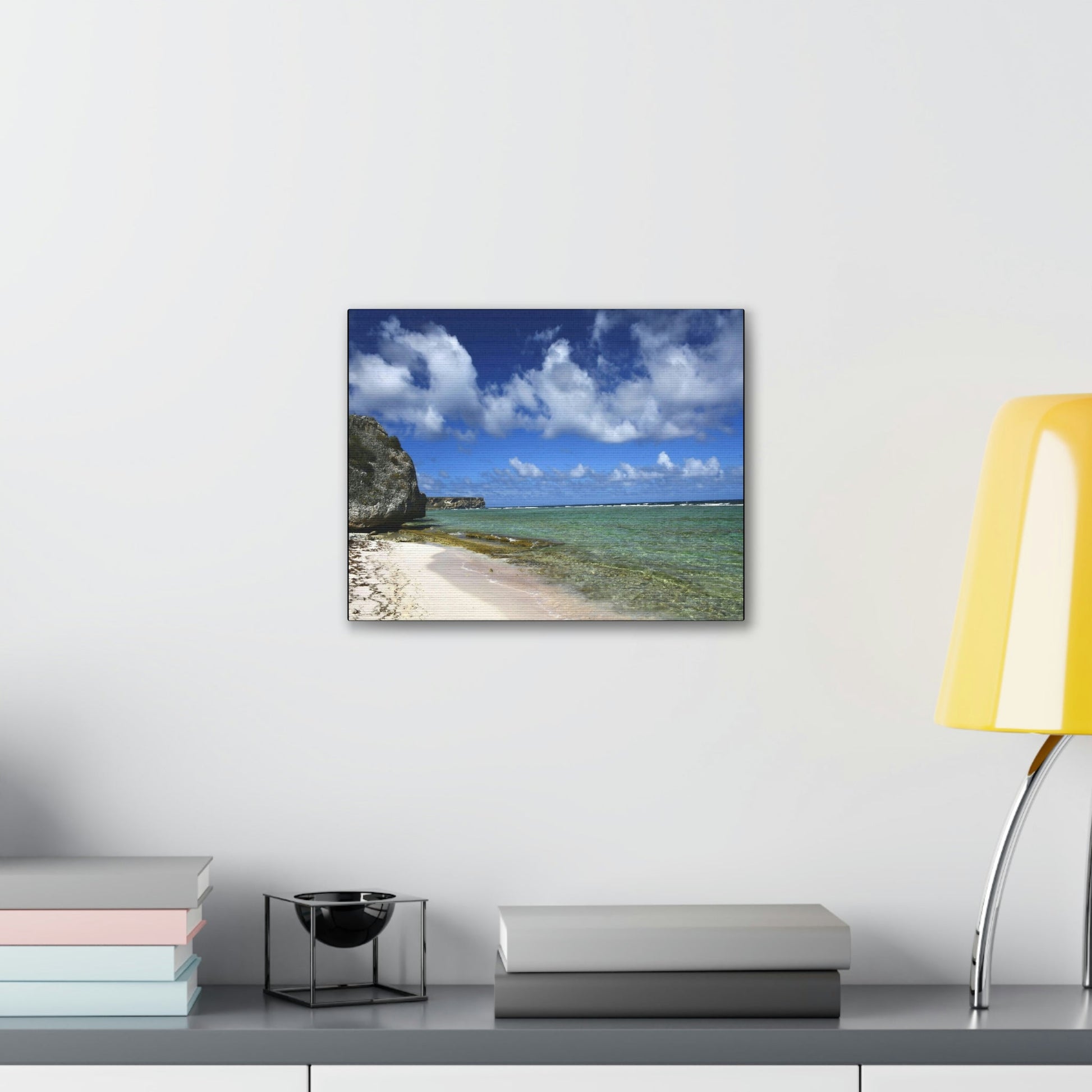 SMALL Canvas Gallery Wraps - Made in USA - Awesome and remote - Mona Island Pajaros beach PR - Green Forest Home