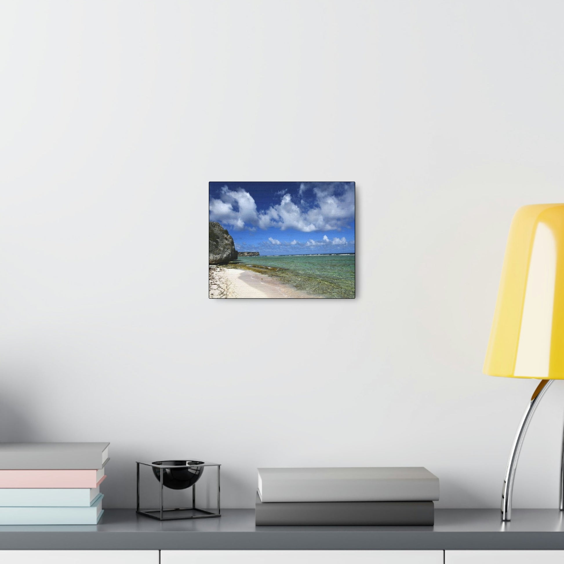 SMALL Canvas Gallery Wraps - Made in USA - Awesome and remote - Mona Island Pajaros beach PR - Green Forest Home