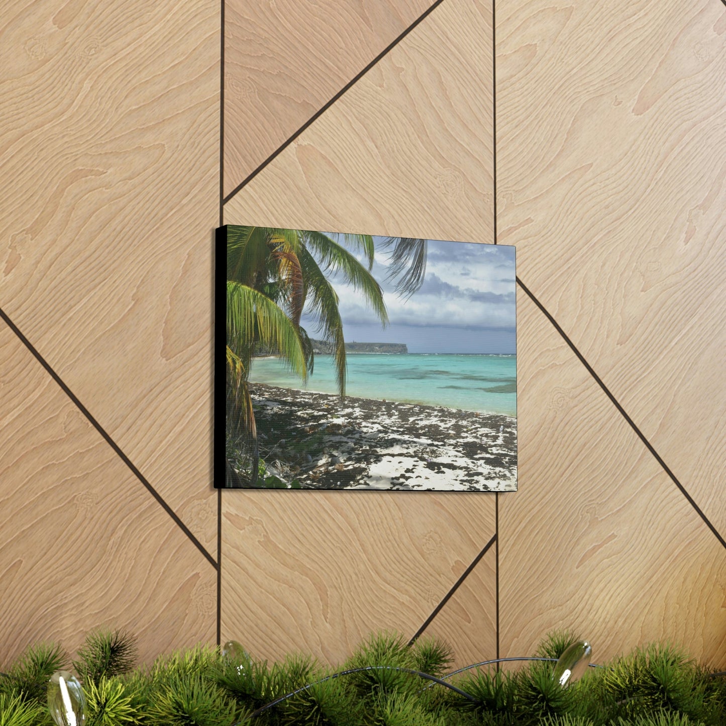 SMALL Canvas Gallery Wraps - Made in USA - Awesome and remote - Mona Island Pajaros beach PR - Green Forest Home