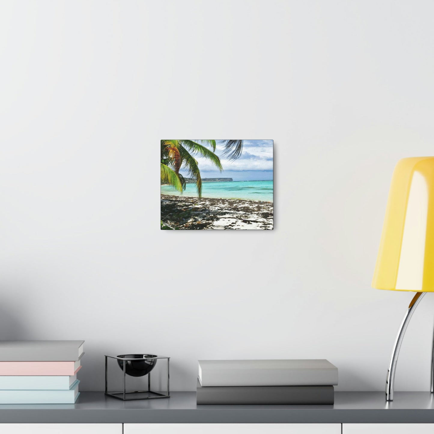 SMALL Canvas Gallery Wraps - US MADE - Pristine & remote Mona island Puerto Rico - hidden paradise - Playa Pajaros - Green Forest Home