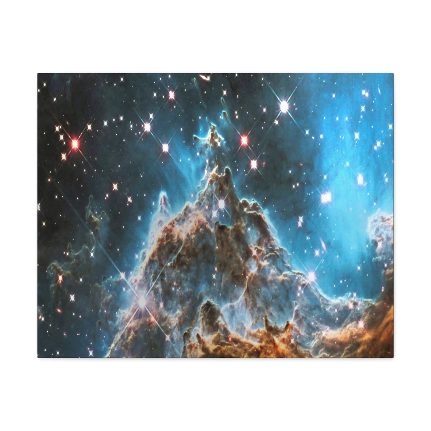 SPACE - Canvas Gallery Wraps - Monkey Head Nebula and stars by the Hubble space telescope - 051 - NASA - Green Forest Home