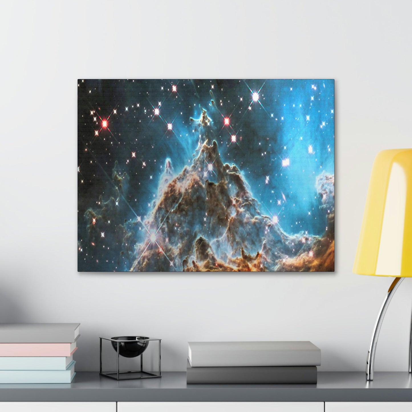 SPACE - Canvas Gallery Wraps - Monkey Head Nebula and stars by the Hubble space telescope - 051 - NASA - Green Forest Home