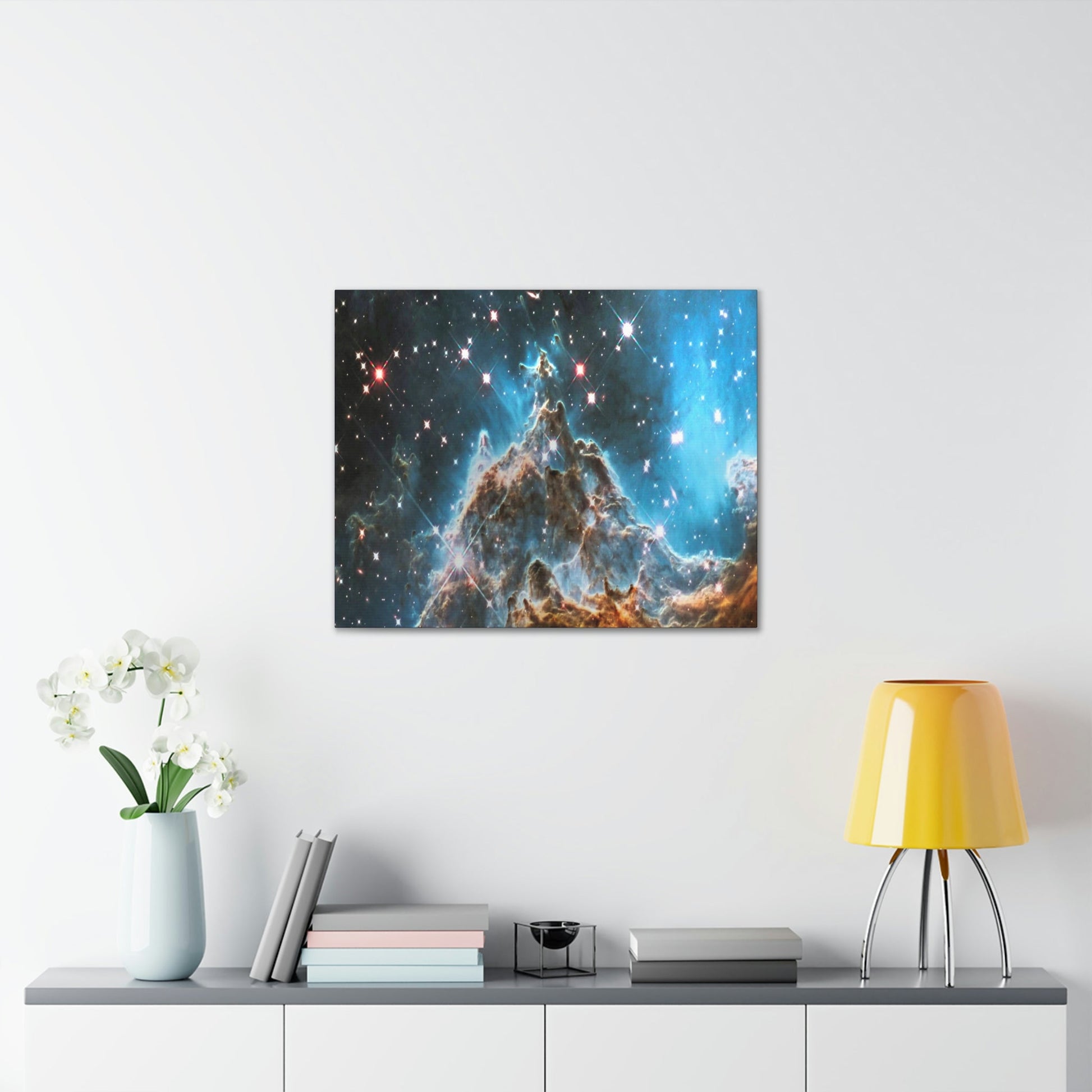 SPACE - Canvas Gallery Wraps - Monkey Head Nebula and stars by the Hubble space telescope - 051 - NASA - Green Forest Home