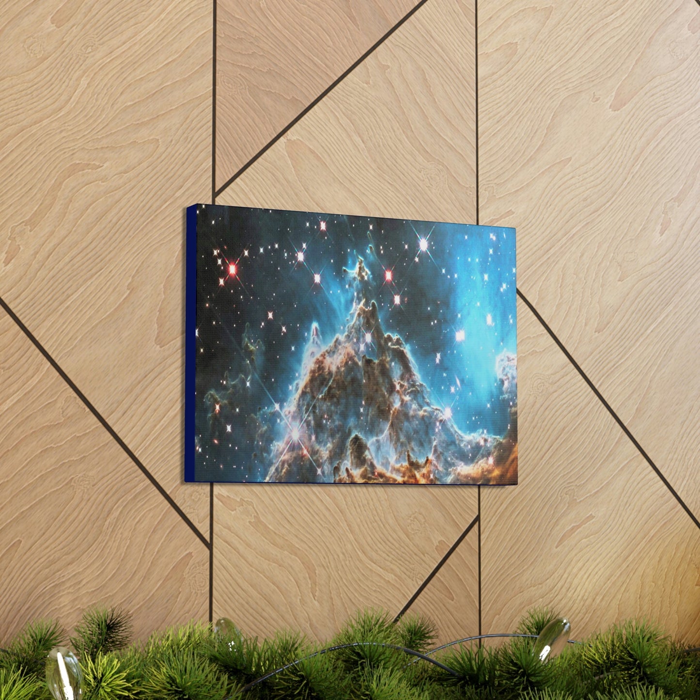 SPACE - Canvas Gallery Wraps - Monkey Head Nebula and stars by the Hubble space telescope - 051 - NASA - Green Forest Home