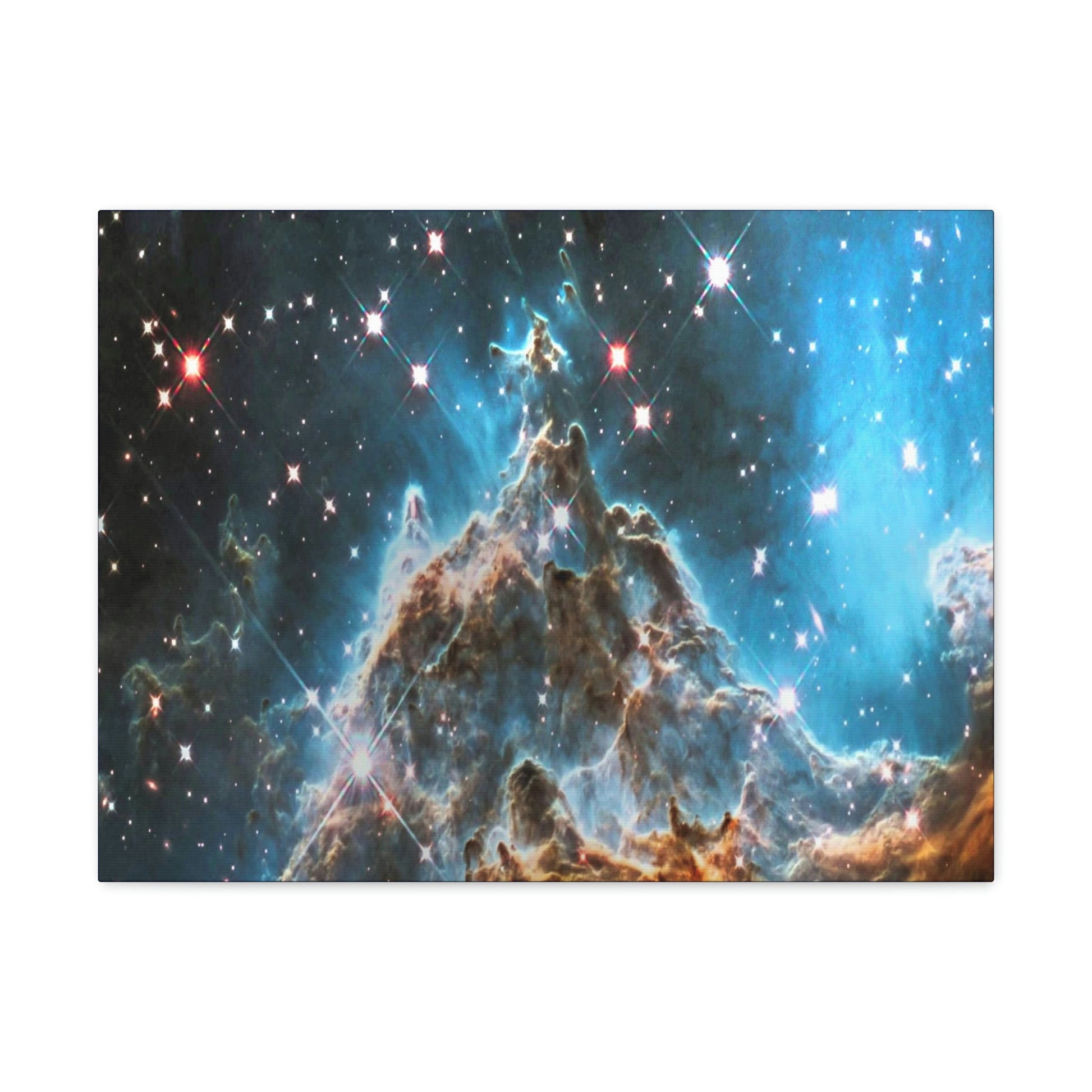 SPACE - Canvas Gallery Wraps - Monkey Head Nebula and stars by the Hubble space telescope - 051 - NASA - Green Forest Home