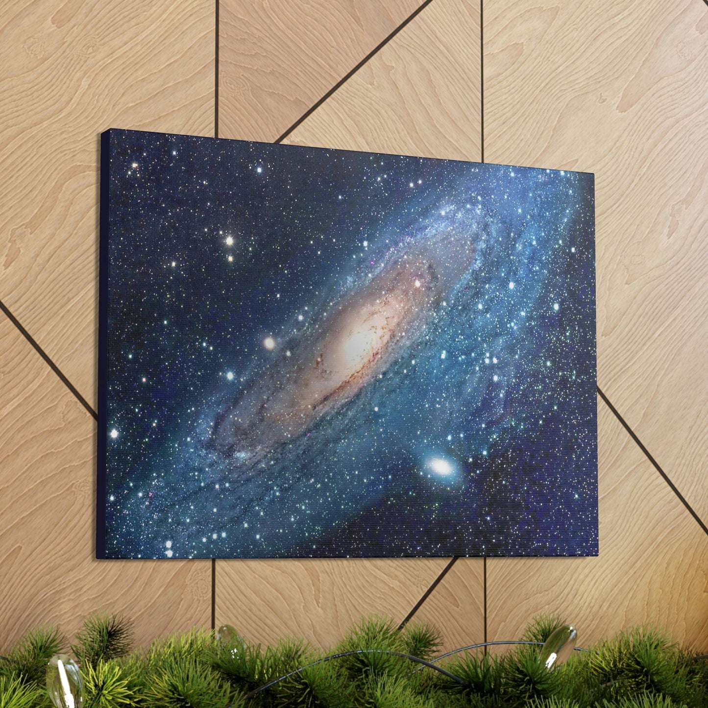 SPACE - Canvas Gallery Wraps - The Andromeda galaxy - closest to the Earth at 2.5 million light-years - NASA image - Green Forest Home