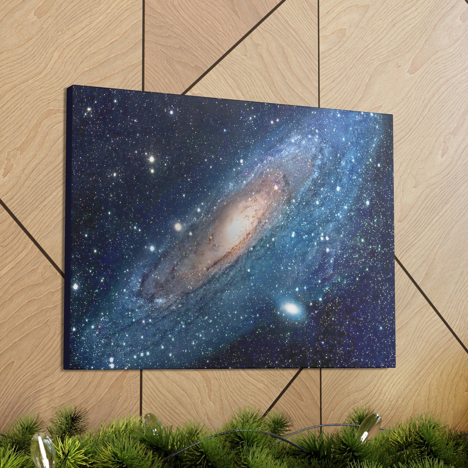 SPACE - Canvas Gallery Wraps - The Andromeda galaxy - closest to the Earth at 2.5 million light-years - NASA image - Green Forest Home