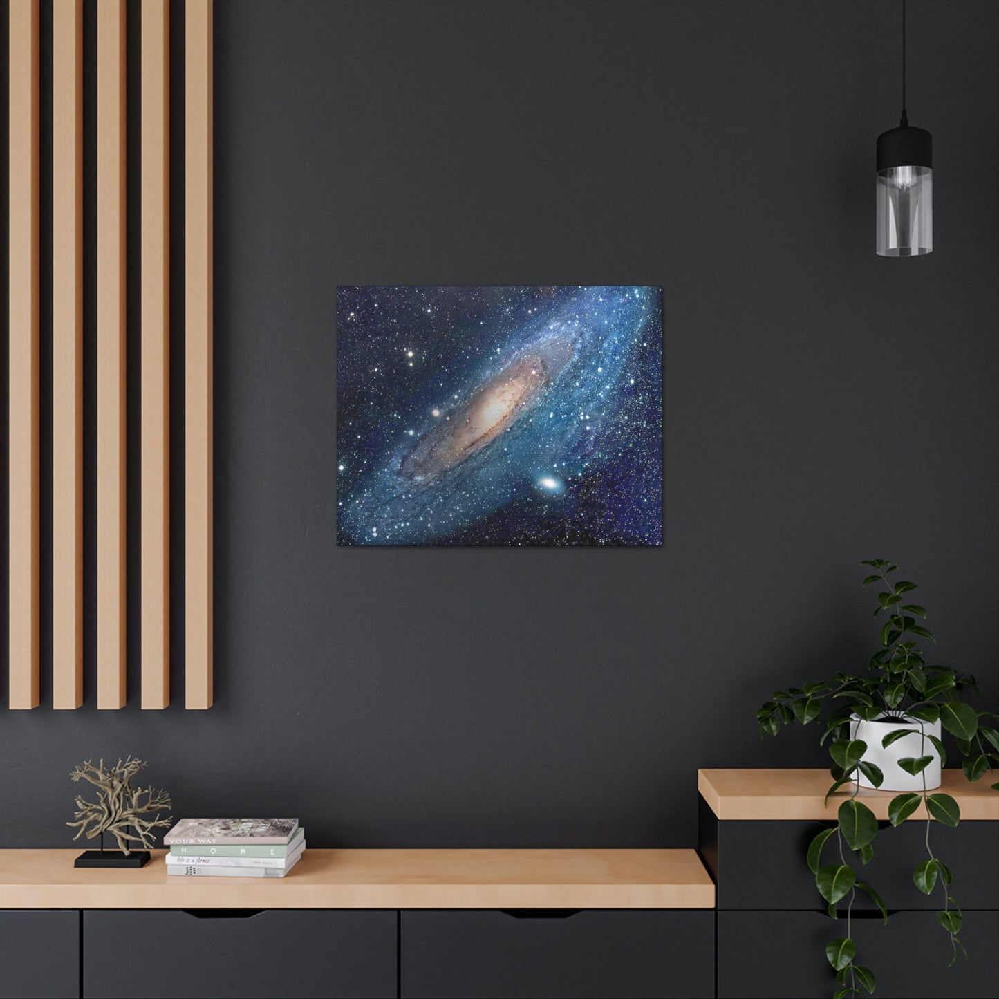 SPACE - Canvas Gallery Wraps - The Andromeda galaxy - closest to the Earth at 2.5 million light-years - NASA image - Green Forest Home