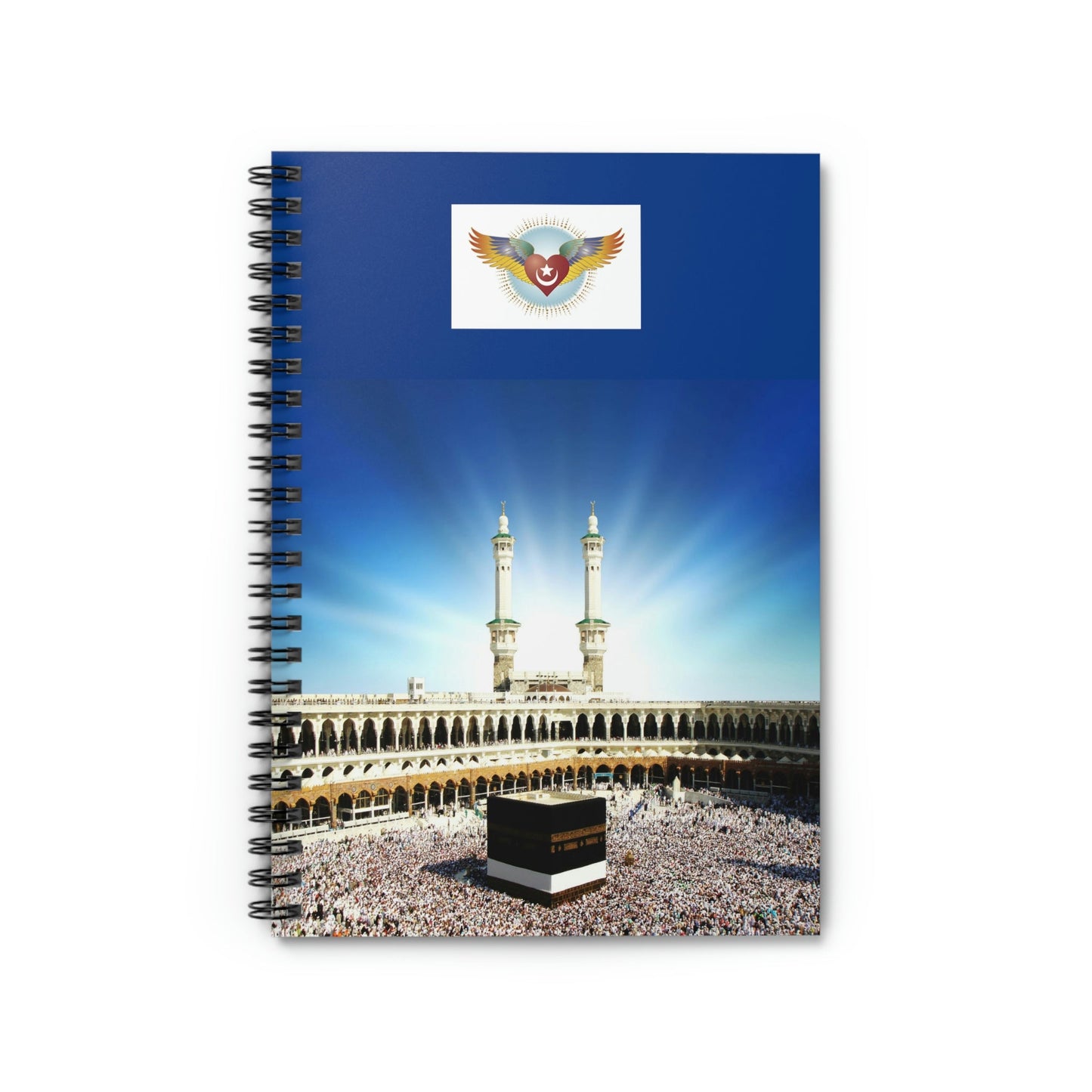 Spiral Notebook - US Print - Ruled Line - Awesome Holy Mosques of the World - Islam - Green Forest Home