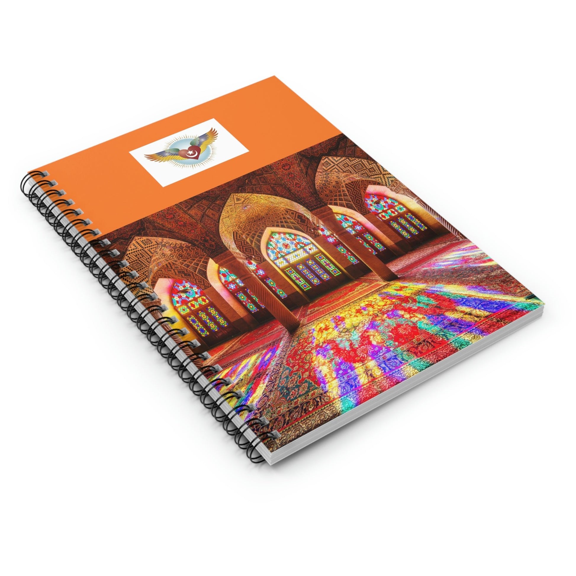 Spiral Notebook - US Print - Ruled Line - Awesome Holy Mosques of the World - Islam - Green Forest Home