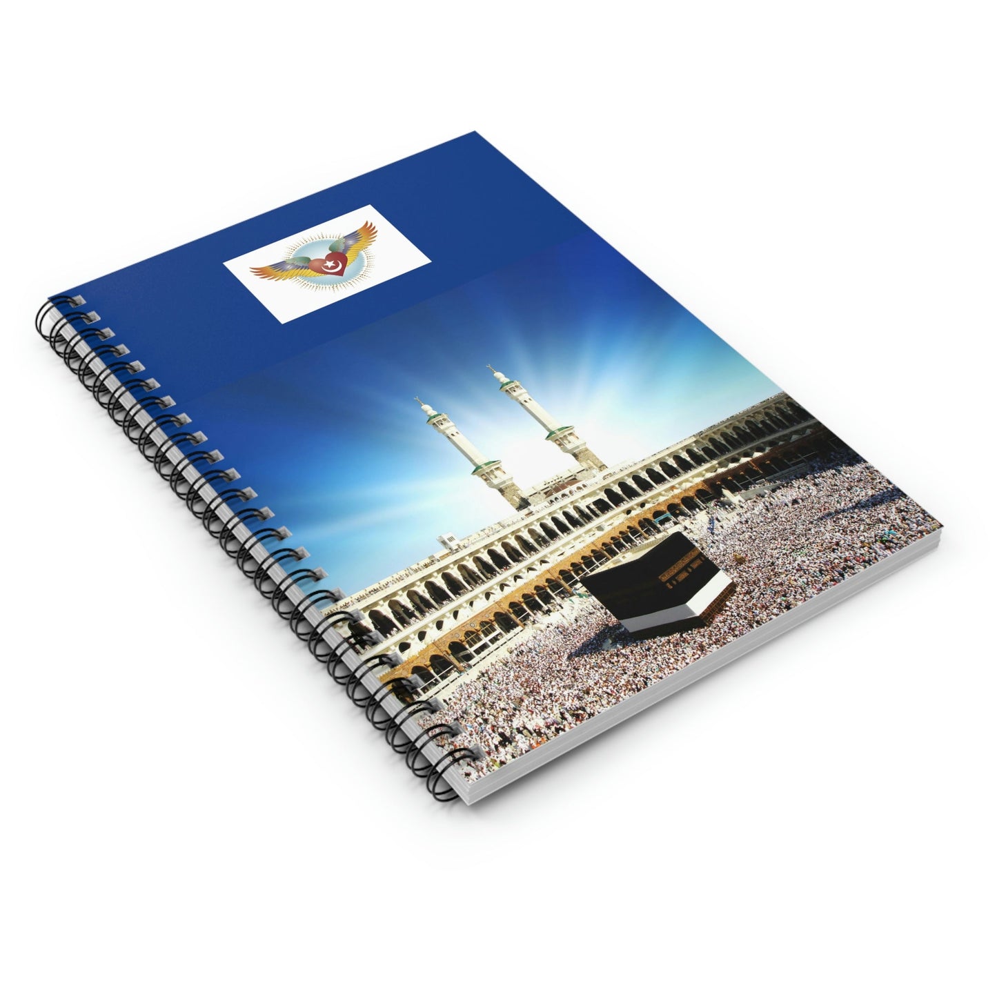 Spiral Notebook - US Print - Ruled Line - Awesome Holy Mosques of the World - Islam - Green Forest Home