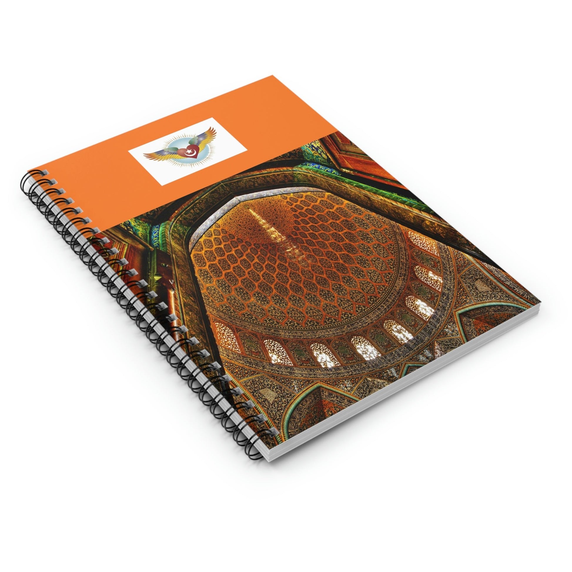 Spiral Notebook - US Print - Ruled Line - Awesome Holy Mosques of the World - Islam - Green Forest Home