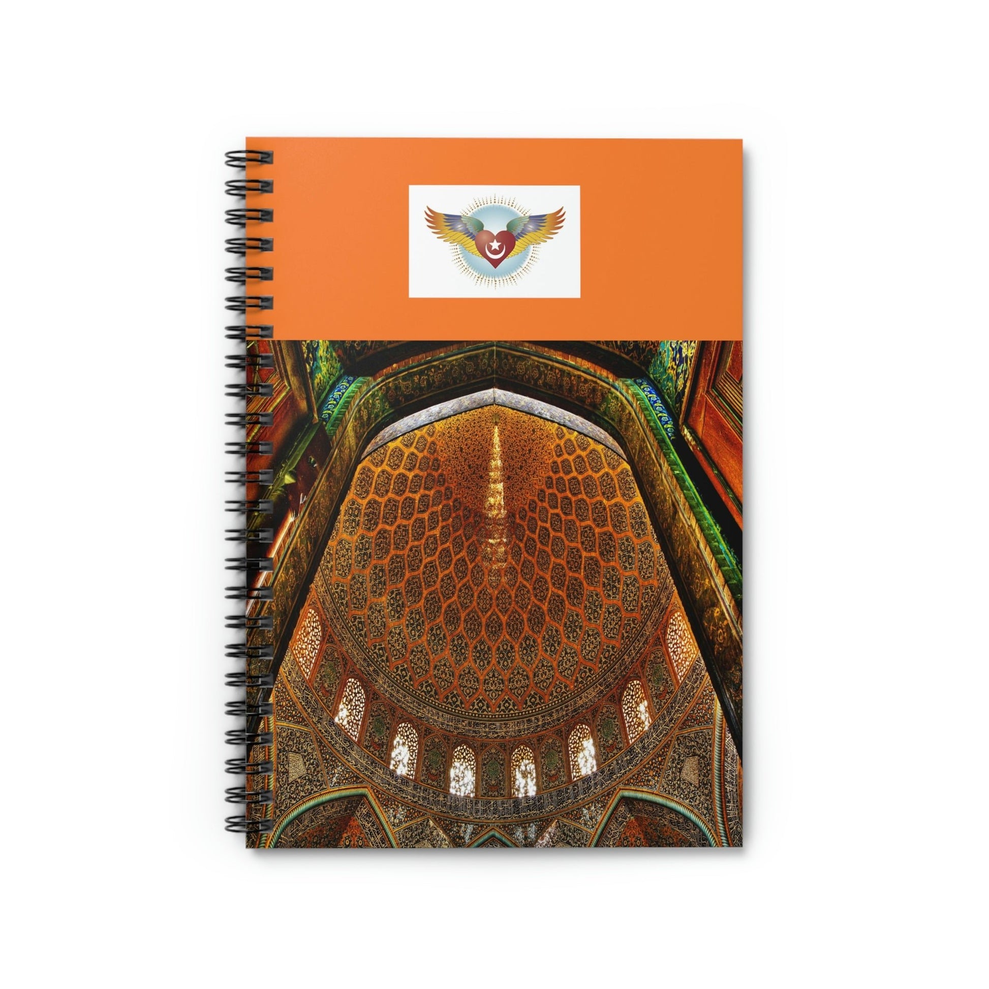 Spiral Notebook - US Print - Ruled Line - Awesome Holy Mosques of the World - Islam - Green Forest Home