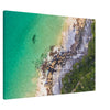 Thin Canvas - An aerial photo of beautiful beaches in Byron Bay. AUSTRALIA - Green Forest Home