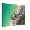 Thin Canvas - An aerial photo of beautiful beaches in Byron Bay. AUSTRALIA - Green Forest Home