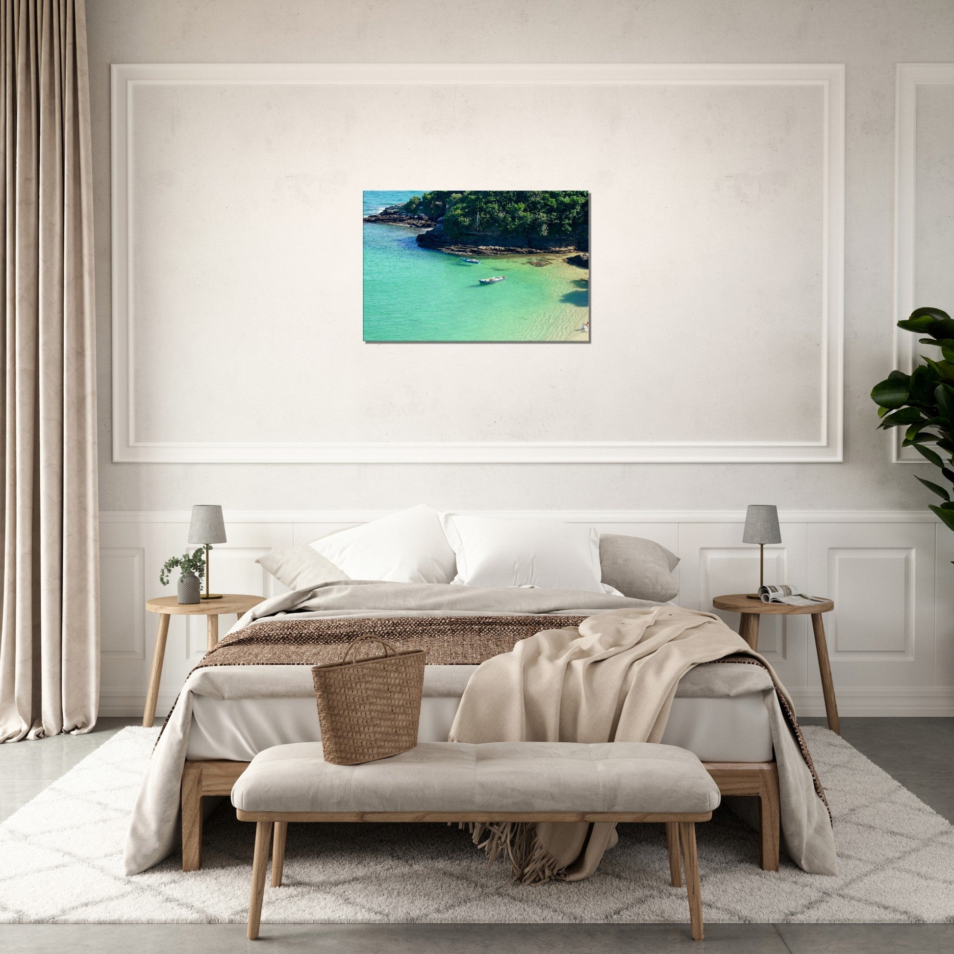 Thin Canvas - Oceanic coast in Brazil to enjoy the beaches and the mountains - BRAZIL - Green Forest Home