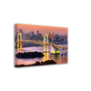 Thin Canvas - Tokyo skyline with Tokyo tower and rainbow bridge. Tokyo - JAPAN - Green Forest Home