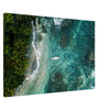 Thin Canvas - Top view shot of a beautiful island - COSTA RICA - Green Forest Home