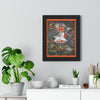 Tibetan Buddhism - Framed Vertical Poster - Realized Buddhist - MahaSiddha Milarepa - Tibet - Print in USA - Green Forest Home