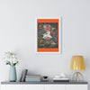 Tibetan Buddhism - Framed Vertical Poster - Realized Buddhist - MahaSiddha Milarepa - Tibet - Print in USA - Green Forest Home