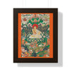 Tibetan Buddhism - Framed Vertical Poster - Realized Buddhist - MahaSiddha Milarepa - Tibet - Print in USA - Green Forest Home