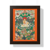 Tibetan Buddhism - Framed Vertical Poster - Realized Buddhist - MahaSiddha Milarepa - Tibet - Print in USA - Green Forest Home