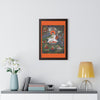 Tibetan Buddhism - Framed Vertical Poster - Realized Buddhist - MahaSiddha Milarepa - Tibet - Print in USA - Green Forest Home