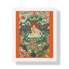 Tibetan Buddhism - Framed Vertical Poster - Realized Buddhist - MahaSiddha Milarepa - Tibet - Print in USA - Green Forest Home