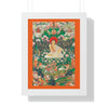 Tibetan Buddhism - Framed Vertical Poster - Realized Buddhist - MahaSiddha Milarepa - Tibet - Print in USA - Green Forest Home