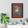 Tibetan Buddhism - Framed Vertical Poster - Realized Buddhist - MahaSiddha Milarepa - Tibet - Print in USA - Green Forest Home