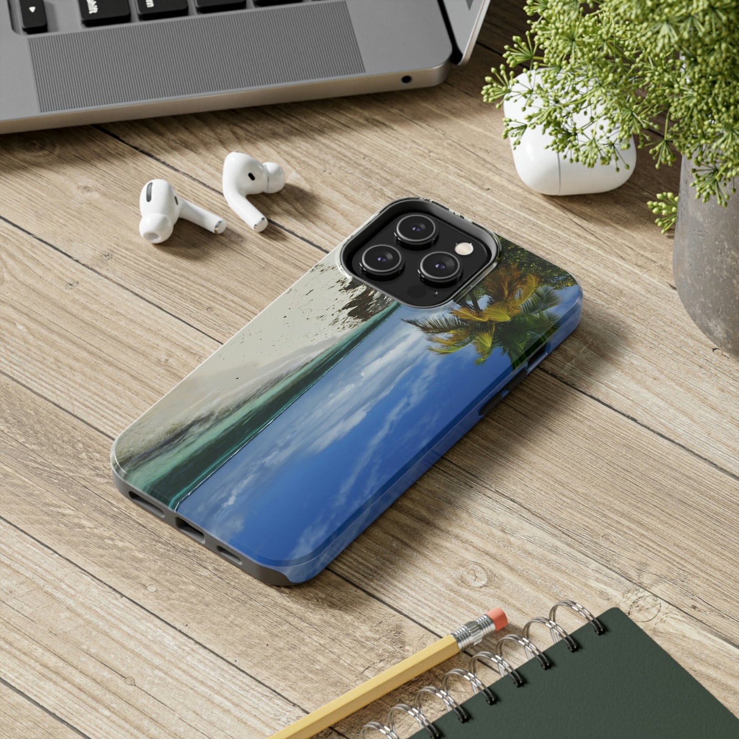 Tough Phone Cases, Case-Mate - Mona Island beach - Nikon D850 High Resolution Image - Made in USA - Green Forest Home