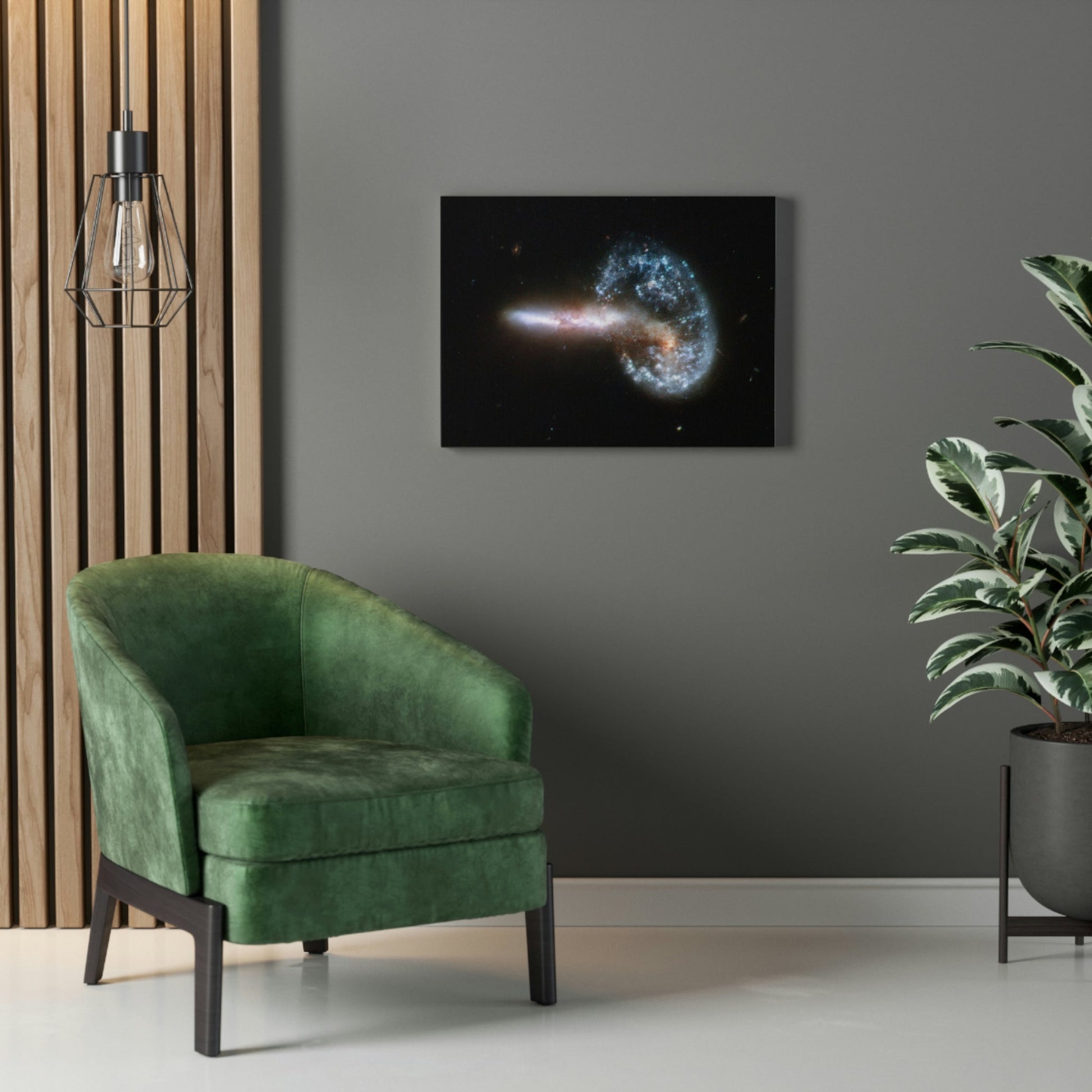 UK Print - Stretched Canvas - NASA/ESA - Marvels of the Space TELESCOPES - Hubble - Galaxies, stars and nebulas - the living universe - Green Forest Home