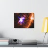 UK Print - Stretched Canvas - NASA/ESA - Marvels of the Space TELESCOPES - Huge solar flare - Green Forest Home