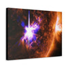 UK Print - Stretched Canvas - NASA/ESA - Marvels of the Space TELESCOPES - Huge solar flare - Green Forest Home