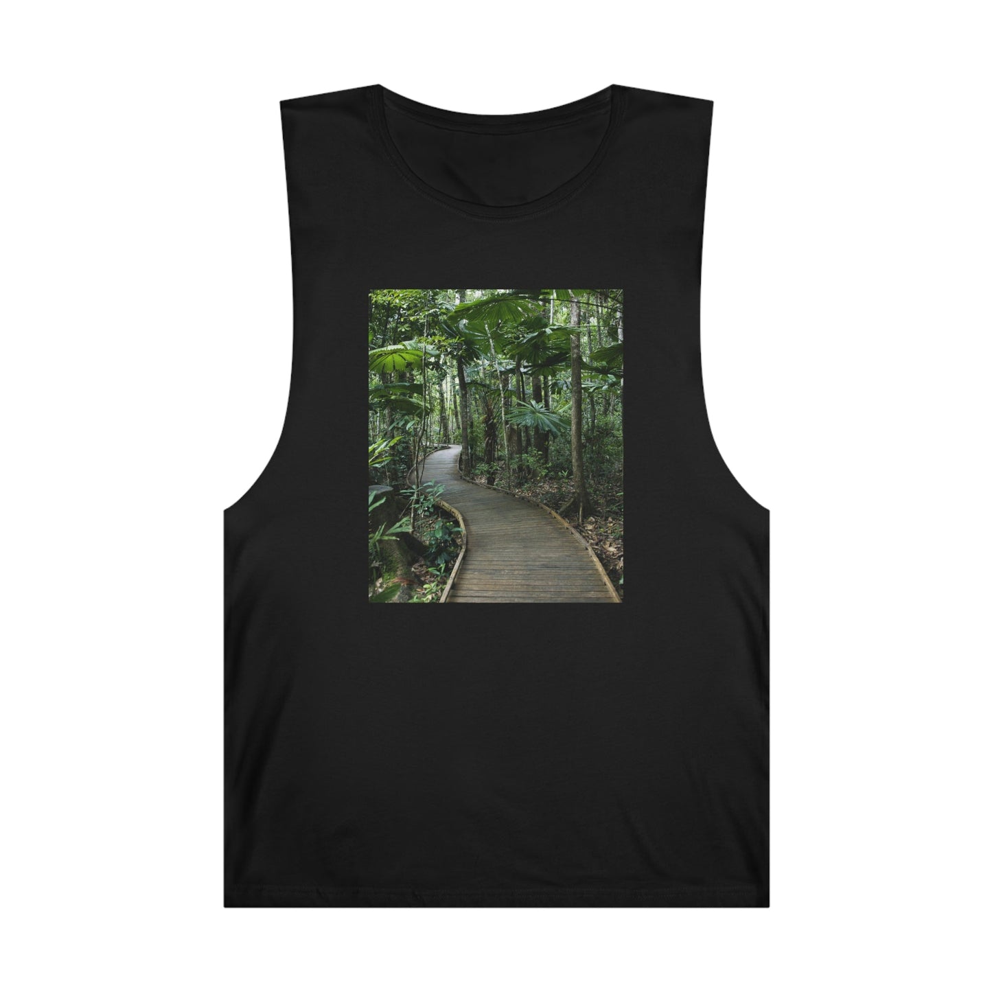 UNISEX Barnard Tank - Daintree Rainforest - Australia - Printed in AU by The Print Bar - Green Forest Home