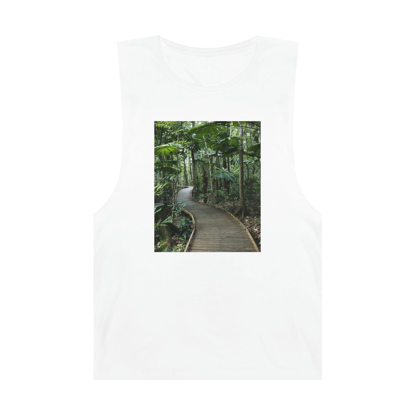 UNISEX Barnard Tank - Daintree Rainforest - Australia - Printed in AU by The Print Bar - Green Forest Home