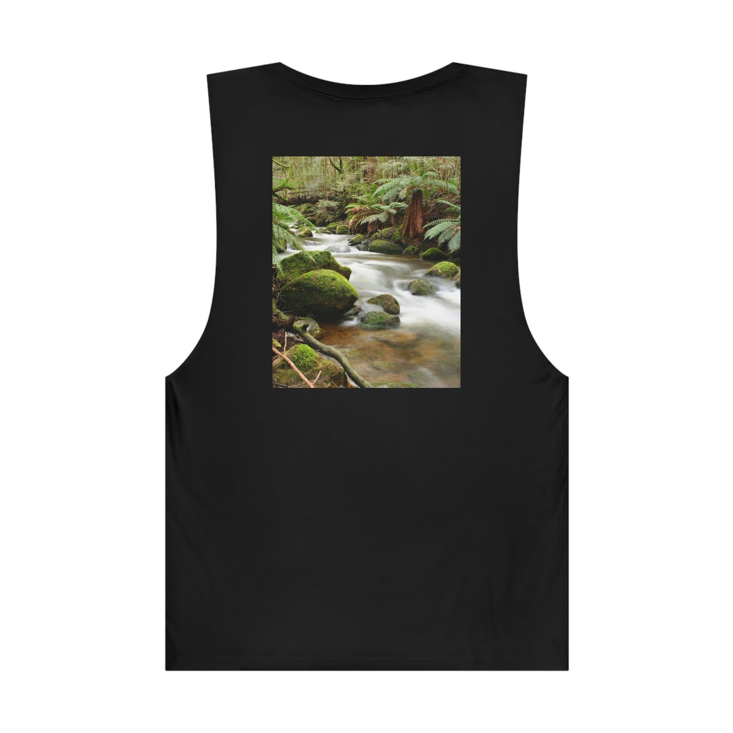 UNISEX Barnard Tank - Temperate rainforest Victoria - Australia - Printed in AU by The Print Bar - Green Forest Home