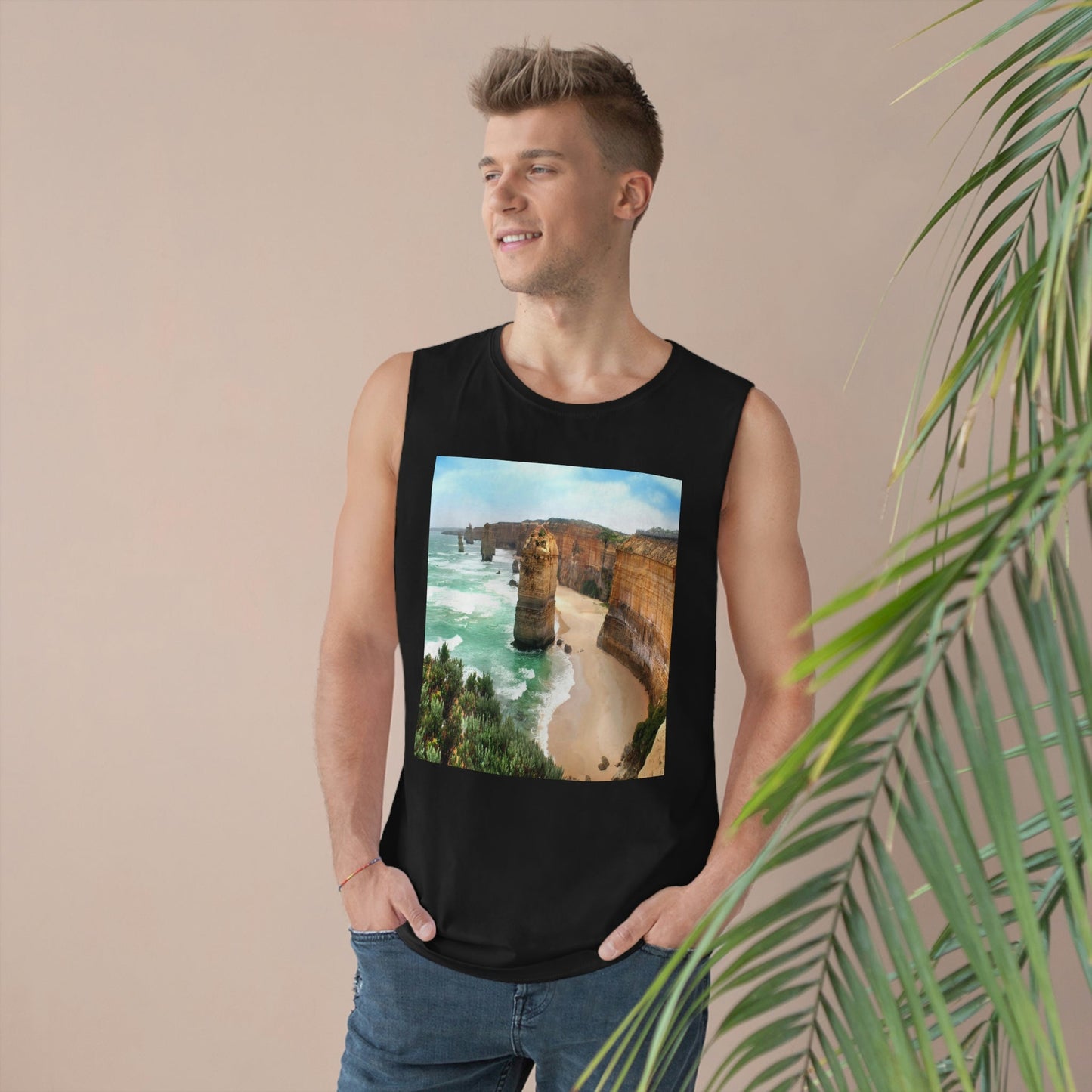 UNISEX Barnard Tank - The Twelve Apostles on the Great Ocean Road in Victoria, Australia - Printed in AU by The Print Bar - Green Forest Home