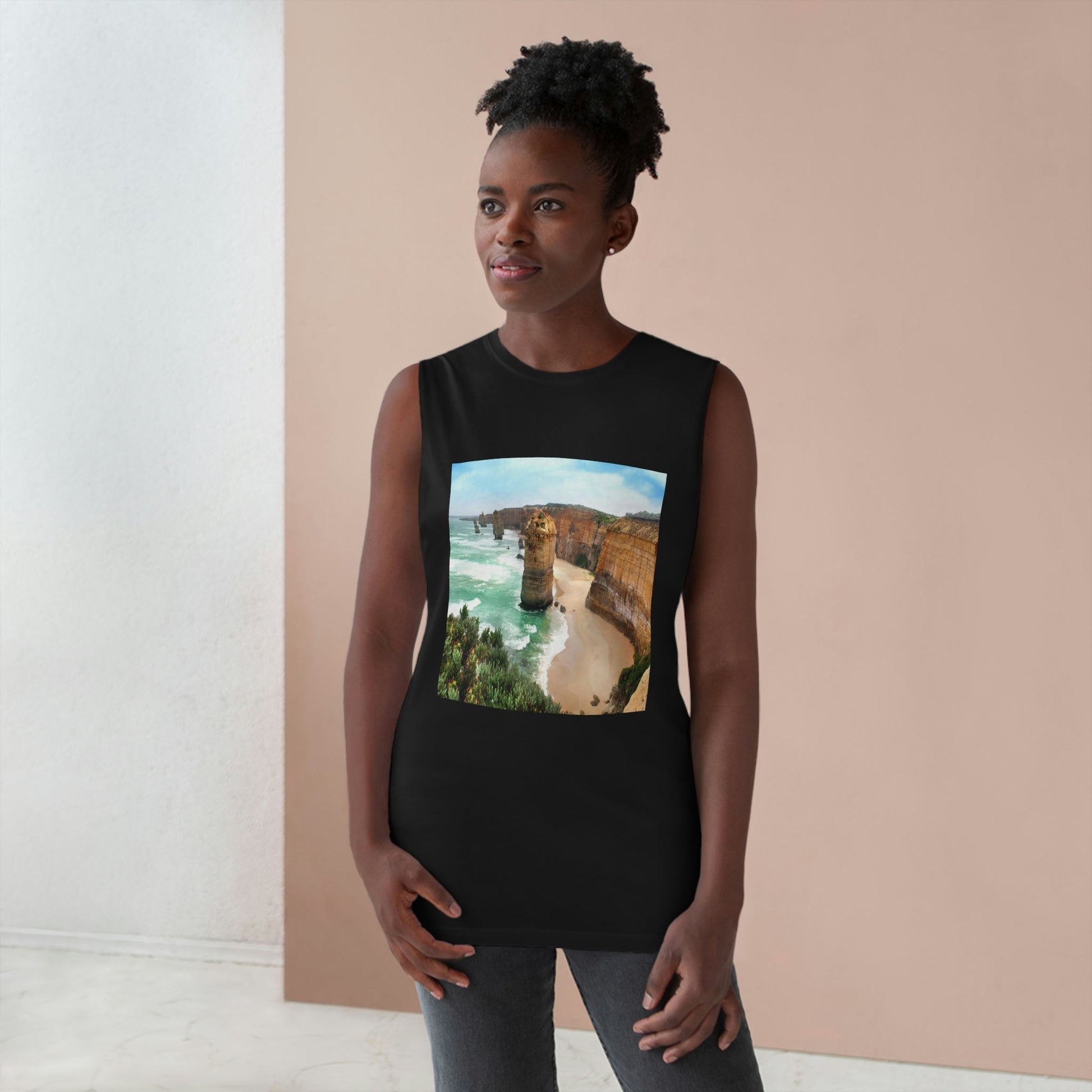 UNISEX Barnard Tank - The Twelve Apostles on the Great Ocean Road in Victoria, Australia - Printed in AU by The Print Bar - Green Forest Home