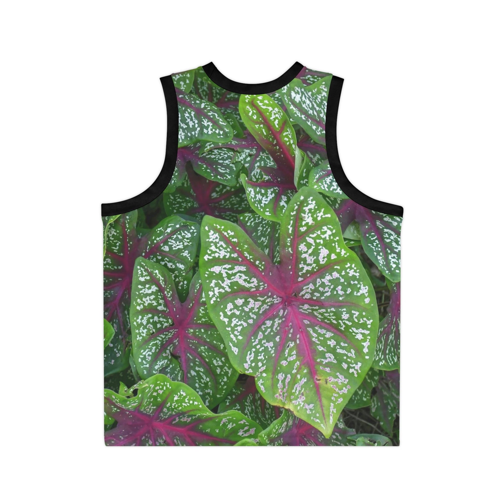 Unisex Basketball Jersey (AOP) - All Over Print - Tropical Plants from Puerto Rico - Made in China - Green Forest Home