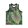 Unisex Basketball Jersey (AOP) - All Over Print - Tropical Plants from Puerto Rico - Made in China - Green Forest Home