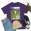 UNISEX Heavy Cotton Tee - Gildan 5000 - Holy Cow - GET OUT - Made in Canada by Print Geek in 3 days - Green Forest Home