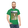 UNISEX Heavy Cotton Tee - Gildan 5000 - Holy Cow - GET OUT - Made in Canada by Print Geek in 3 days - Green Forest Home