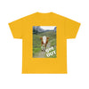 UNISEX Heavy Cotton Tee - Gildan 5000 - Holy Cow - GET OUT - Made in Canada by Print Geek in 3 days - Green Forest Home