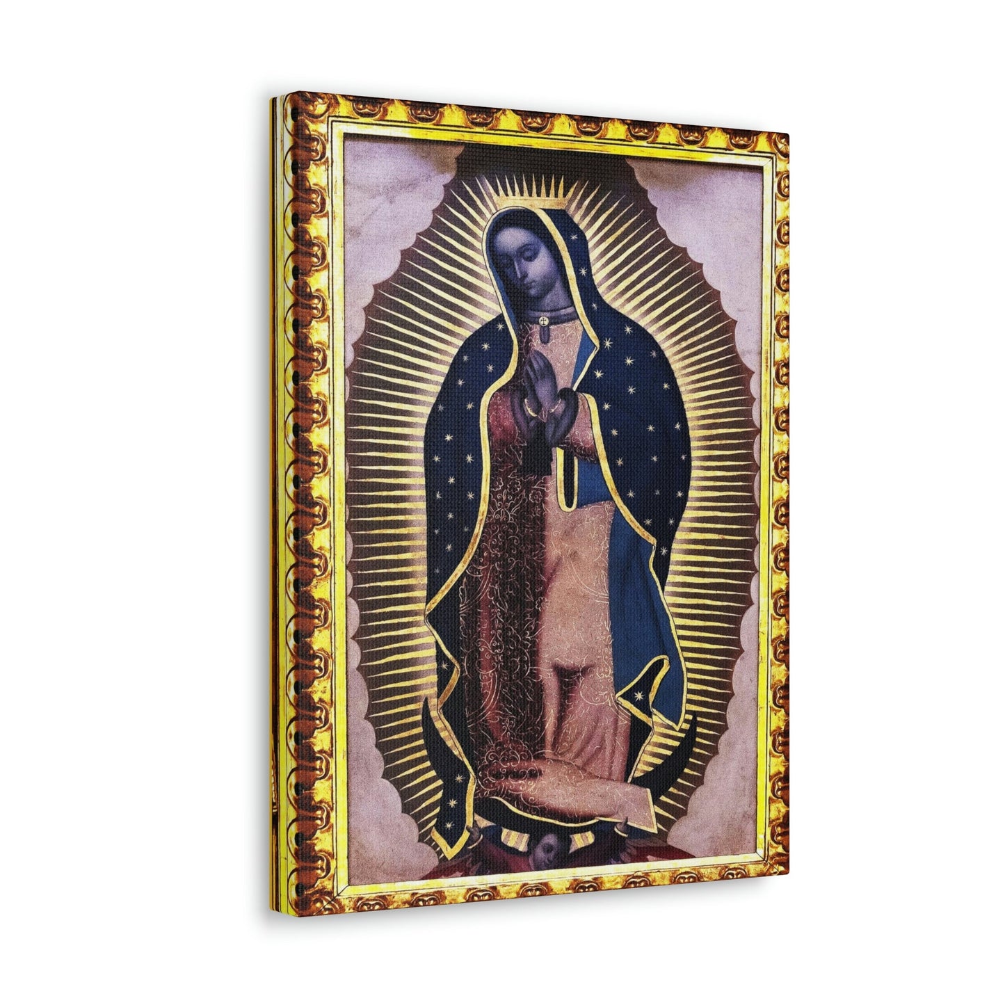 US MADE - Canvas Gallery Wraps - Our Lady Virgin of Guadalupe - Miracle apparition of Virgin Mary in 1531 to a humble peasant Indian in Mexico 👼 - Green Forest Home