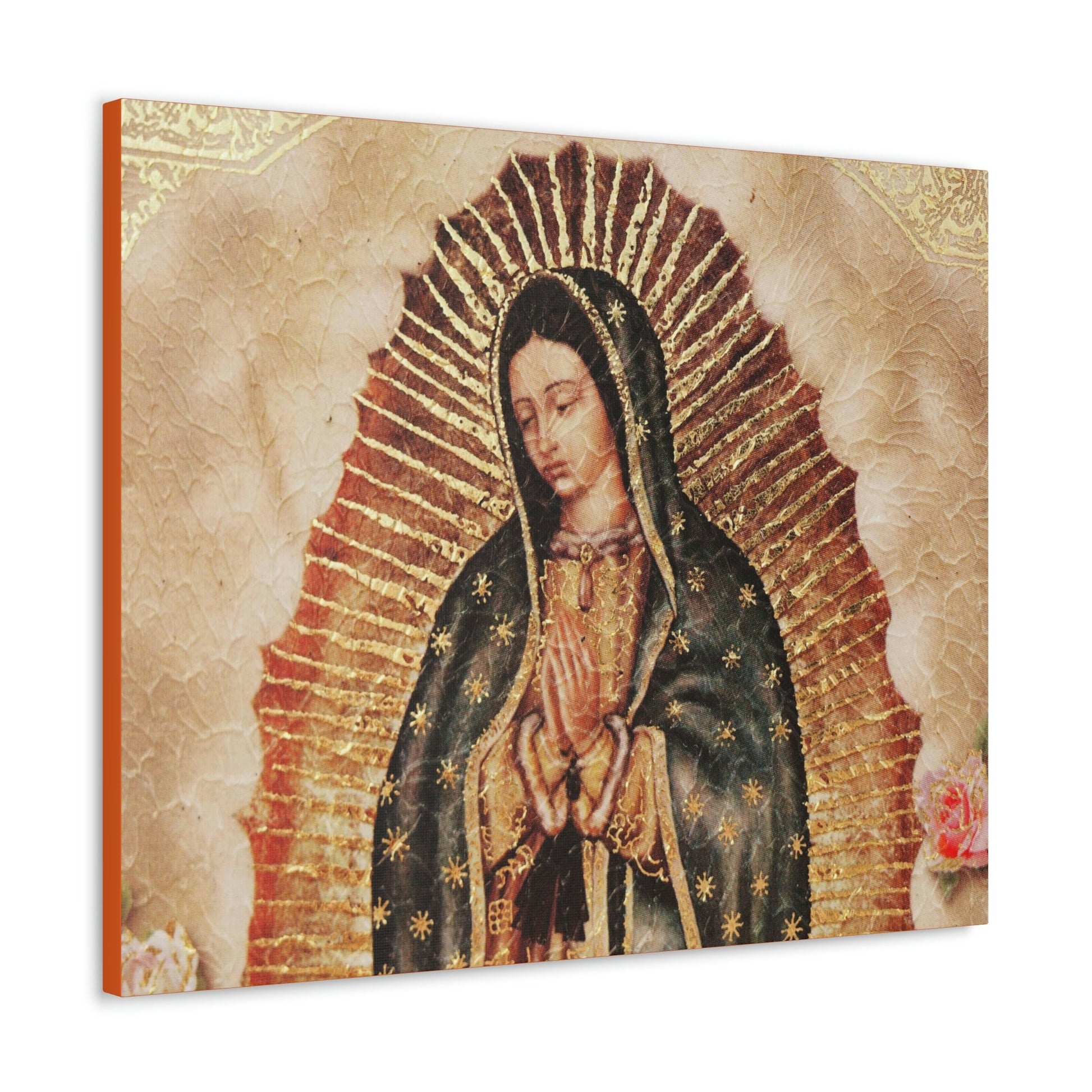 US MADE - Canvas Gallery Wraps - Our Lady Virgin of Guadalupe - Miracle apparition of Virgin Mary in 1531 to a humble peasant Indian in Mexico 👼 - Green Forest Home