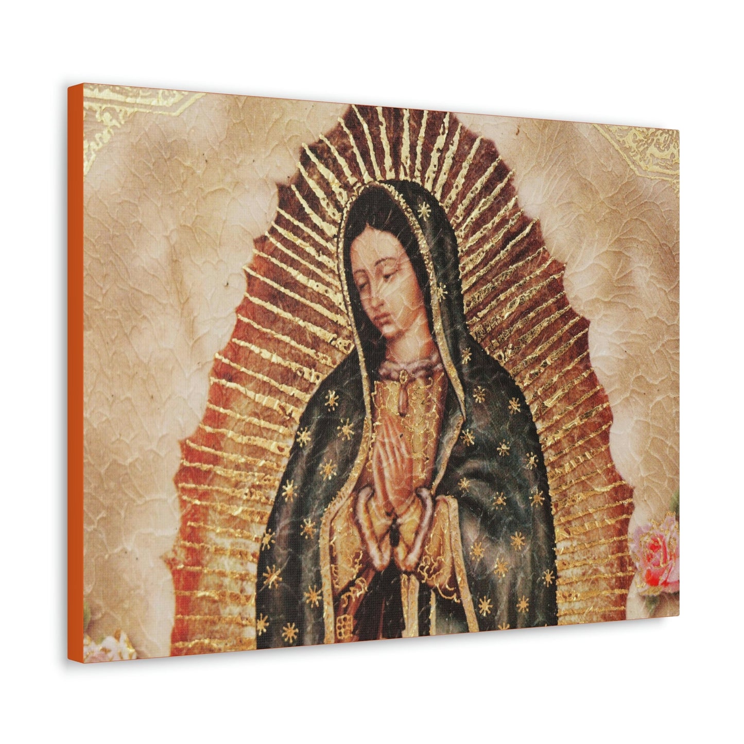 US MADE - Canvas Gallery Wraps - Our Lady Virgin of Guadalupe - Miracle apparition of Virgin Mary in 1531 to a humble peasant Indian in Mexico 👼 - Green Forest Home