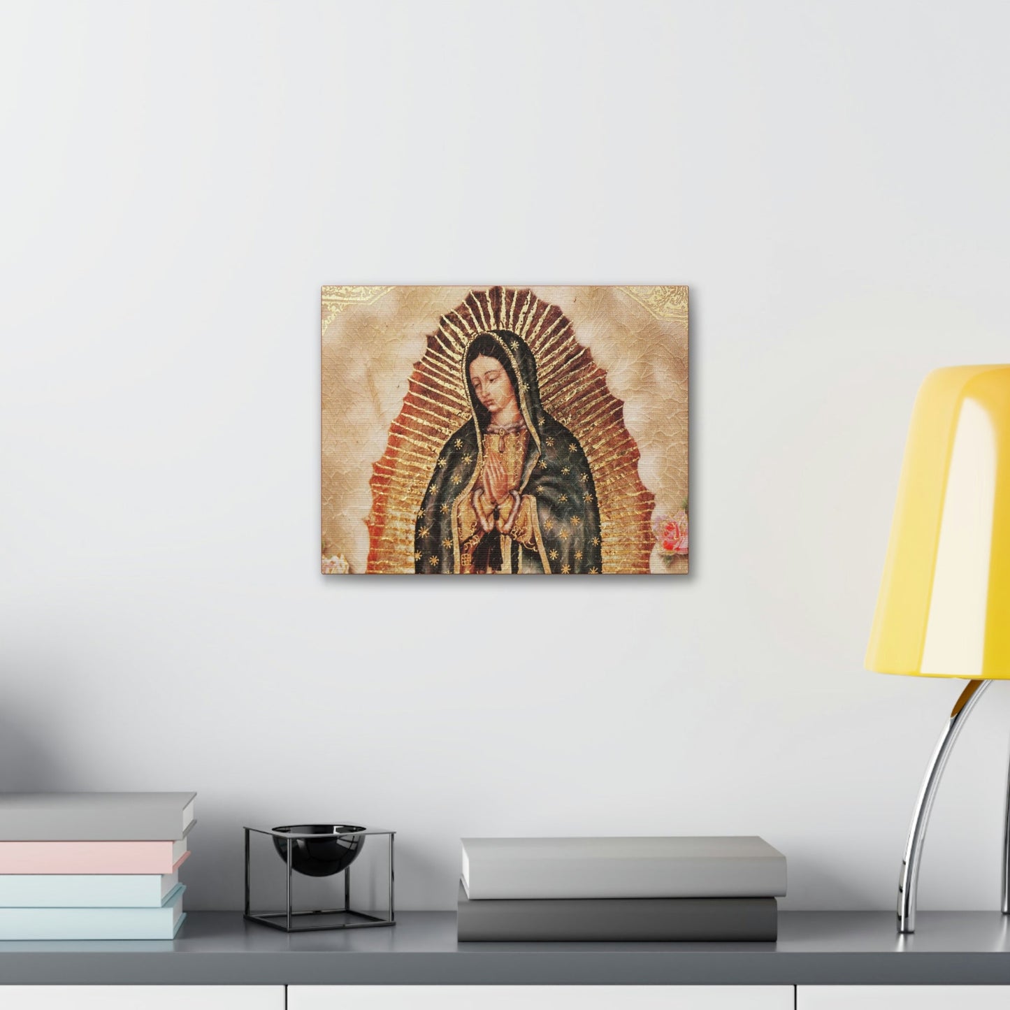 US MADE - Canvas Gallery Wraps - Our Lady Virgin of Guadalupe - Miracle apparition of Virgin Mary in 1531 to a humble peasant Indian in Mexico 👼 - Green Forest Home