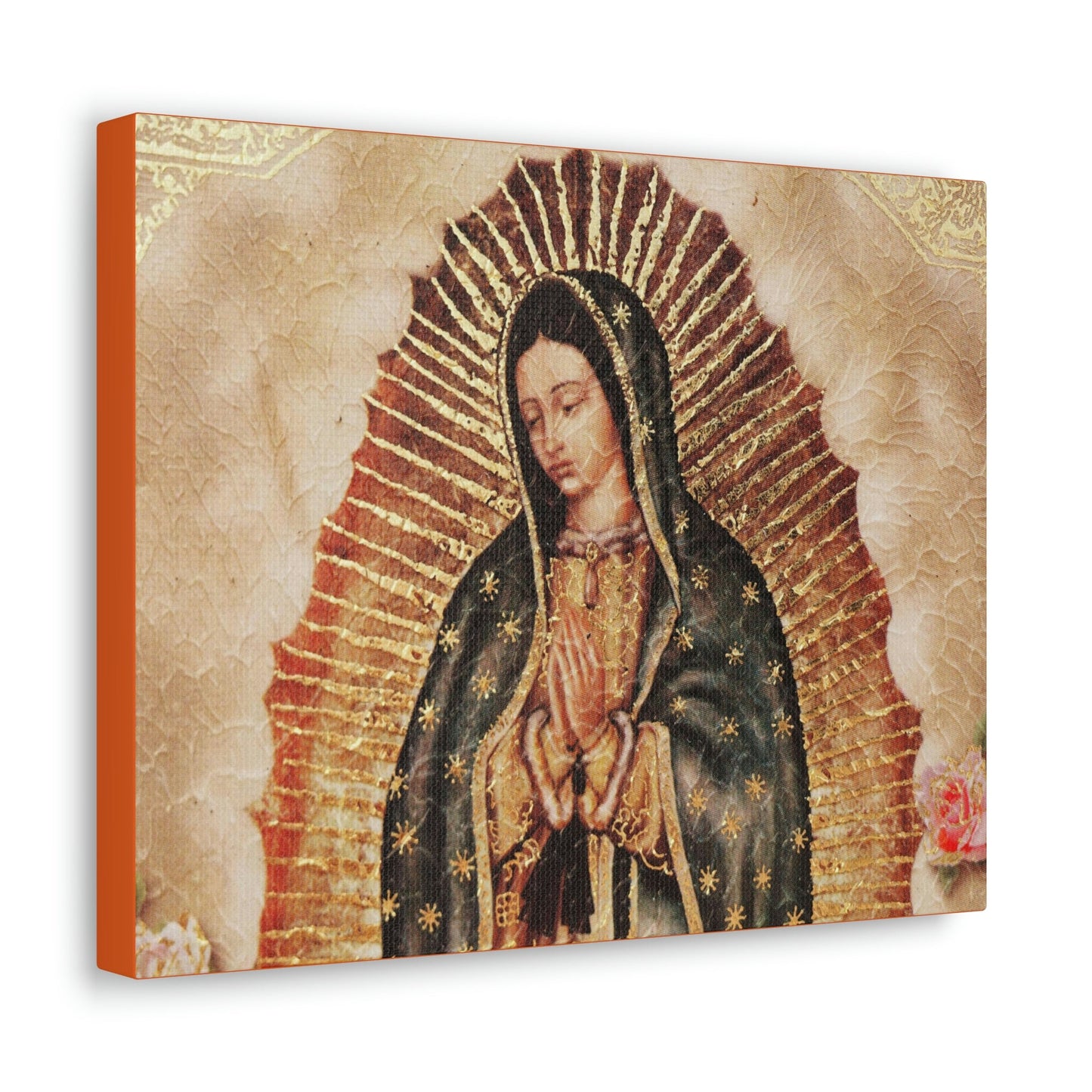 US MADE - Canvas Gallery Wraps - Our Lady Virgin of Guadalupe - Miracle apparition of Virgin Mary in 1531 to a humble peasant Indian in Mexico 👼 - Green Forest Home