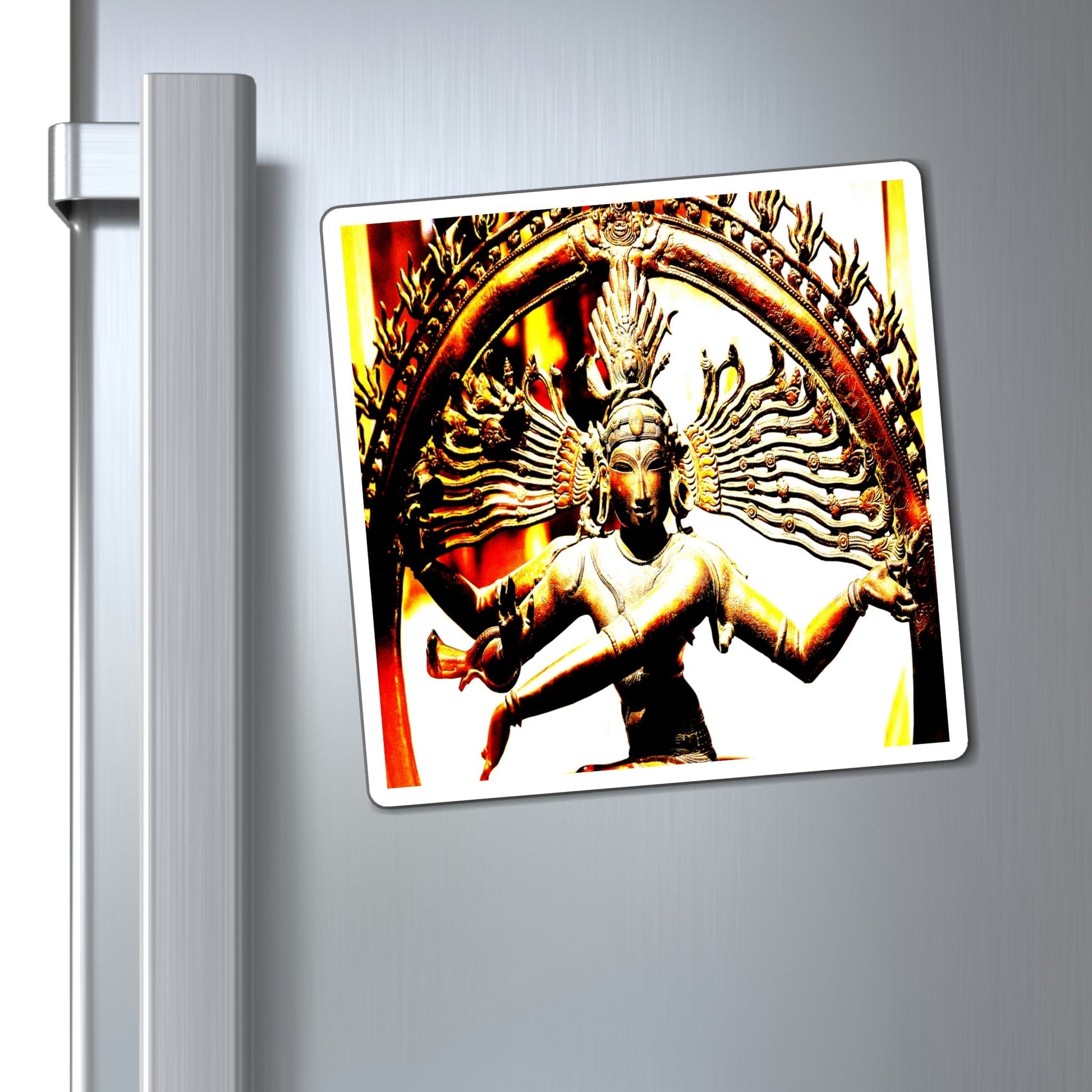 US Made - Magnets - The temples of Ancient India - Shiva Goddess radiating awareness, energy and love💘 - Green Forest Home